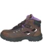 Hoss Women's Lily Safety Boots Brown/Purple Left Side