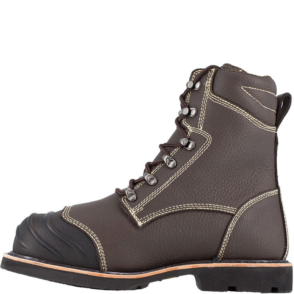 IA0121 Iron Age Men's Forgefighter Met Guard Safety Boots - Dark Brown