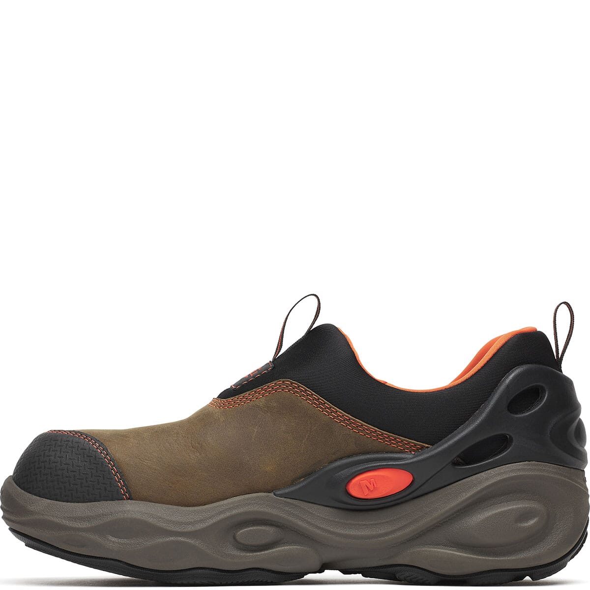 Jungle Moc Wide Hi-Vis SD Composite Toe Safety Shoes - Brown