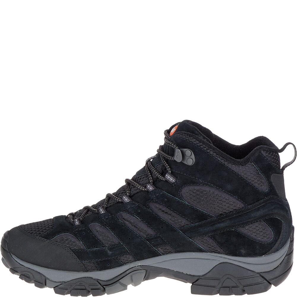 Merrell Men's Moab 2 Mid Ventilator Wide Hiking Boots - Black Night