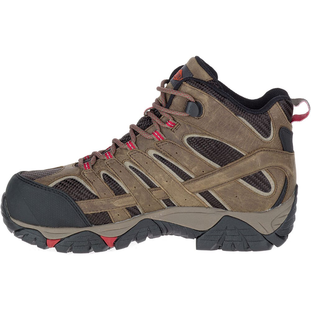 Merrell Women's Moab 2 Vent Mid WP Safety Shoes - Boulder