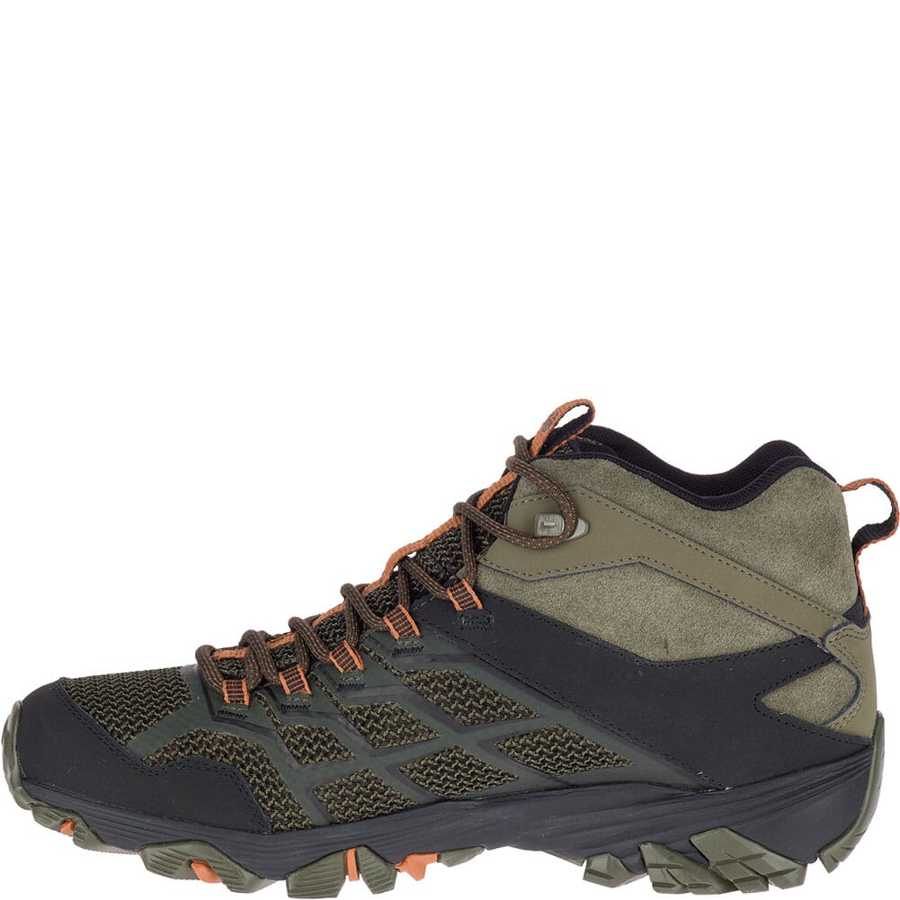 Merrell Men's Moab FST 2 Mid WP Hiking Boots - Olive/Adobe