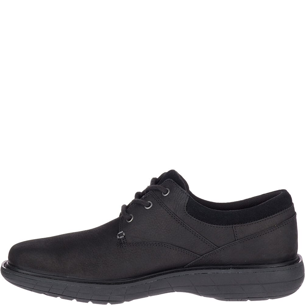 Merrell Men's World Vue Lace Wide Casual Shoes - Black | elliottsboots