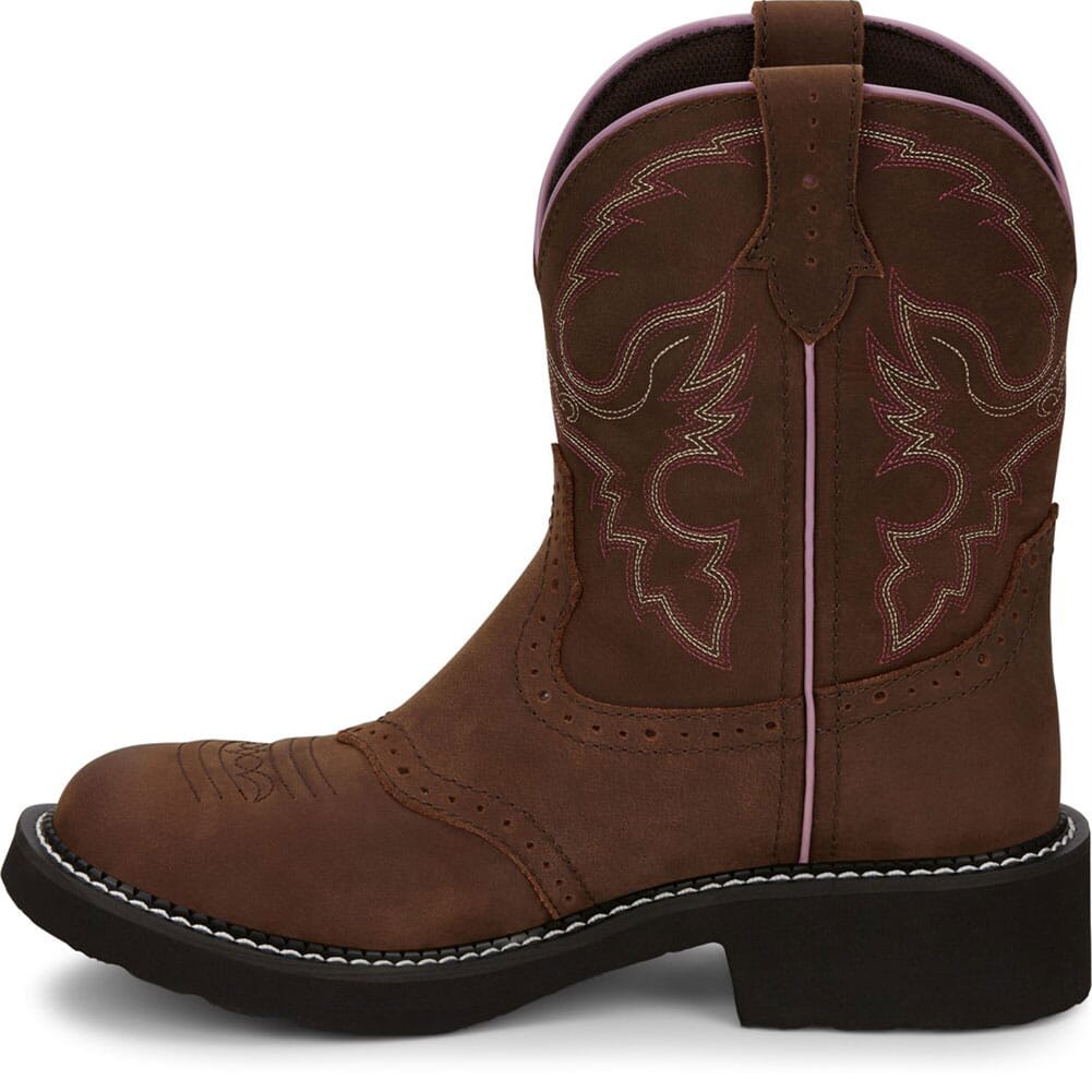 GY9903 Justin Women's Gemma Western Boots - Aged Bark