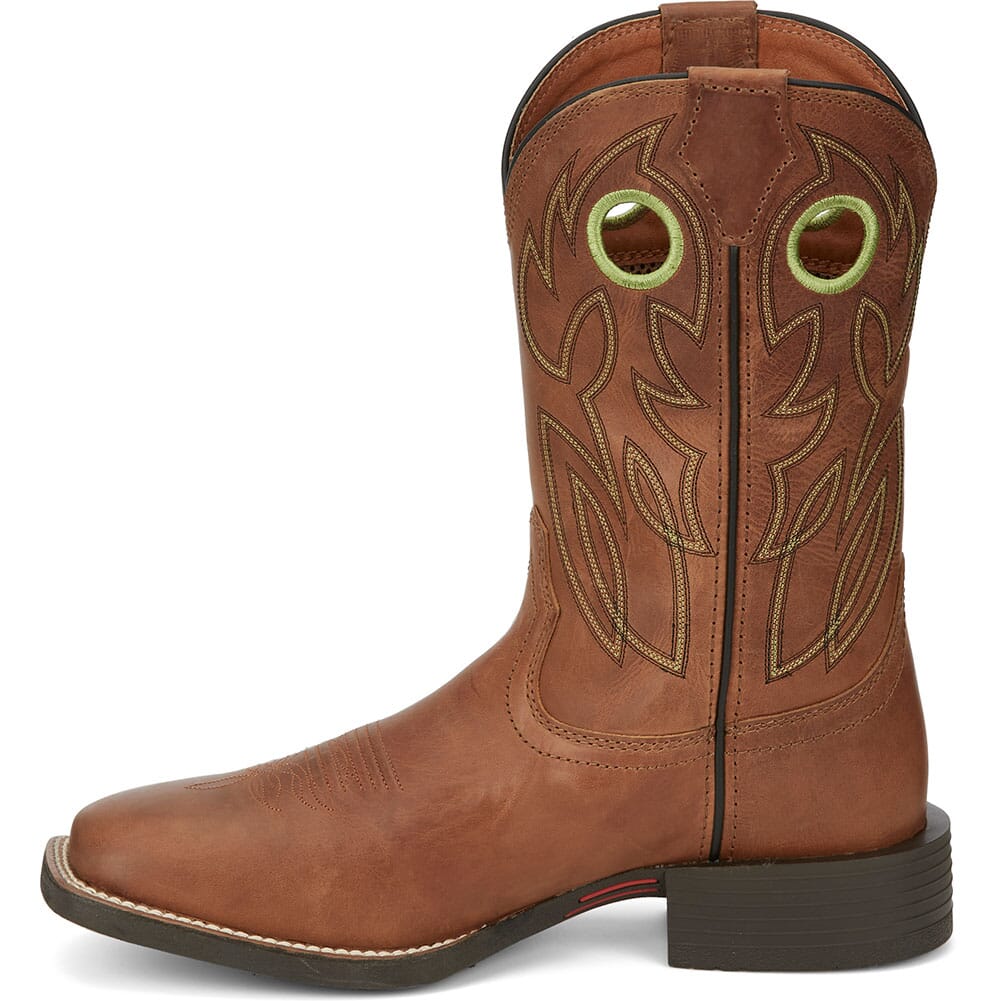 SE7521 Justin Men's Bowline Western Boots - Hazel