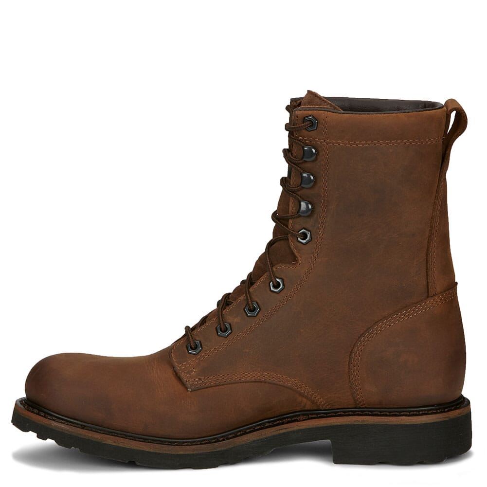 WK960 Justin Original Men's Drywall WP Work Boots - Aged Brown