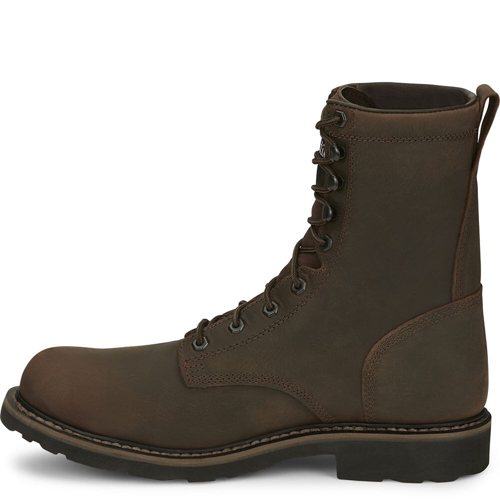 WK961 Justin Original Men's Drywall WP Safety Boots - Brown