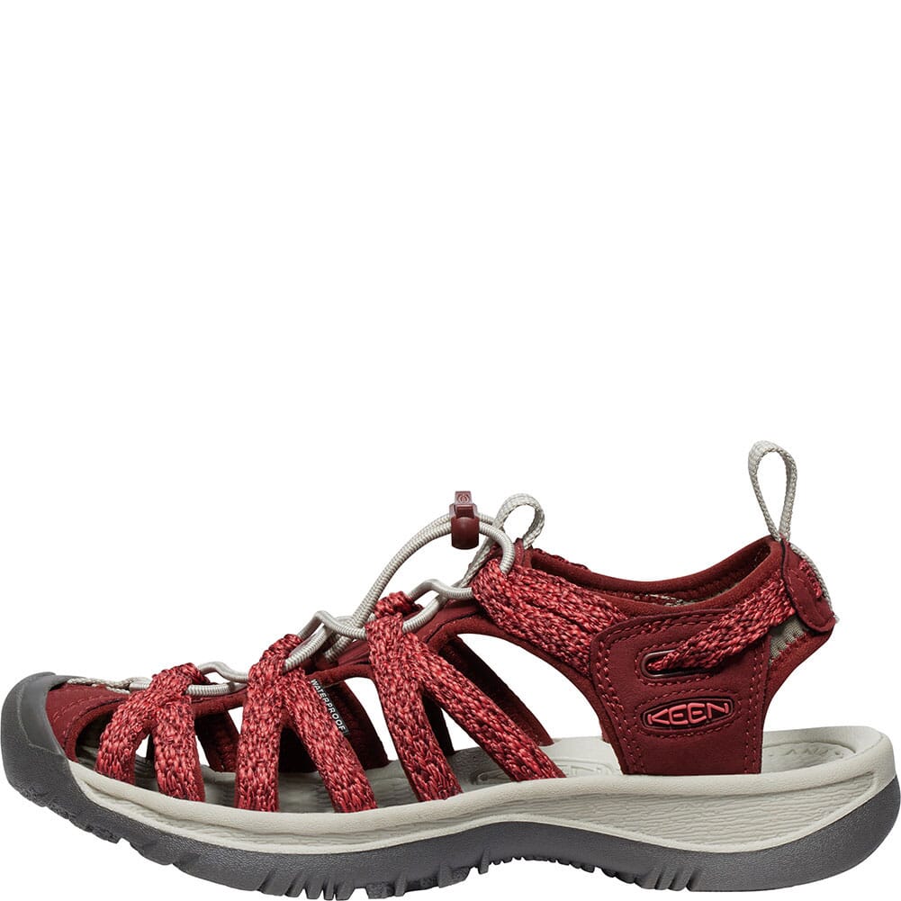 1028817 KEEN Women's Whisper Sandals - Cayenne/Fried Brick