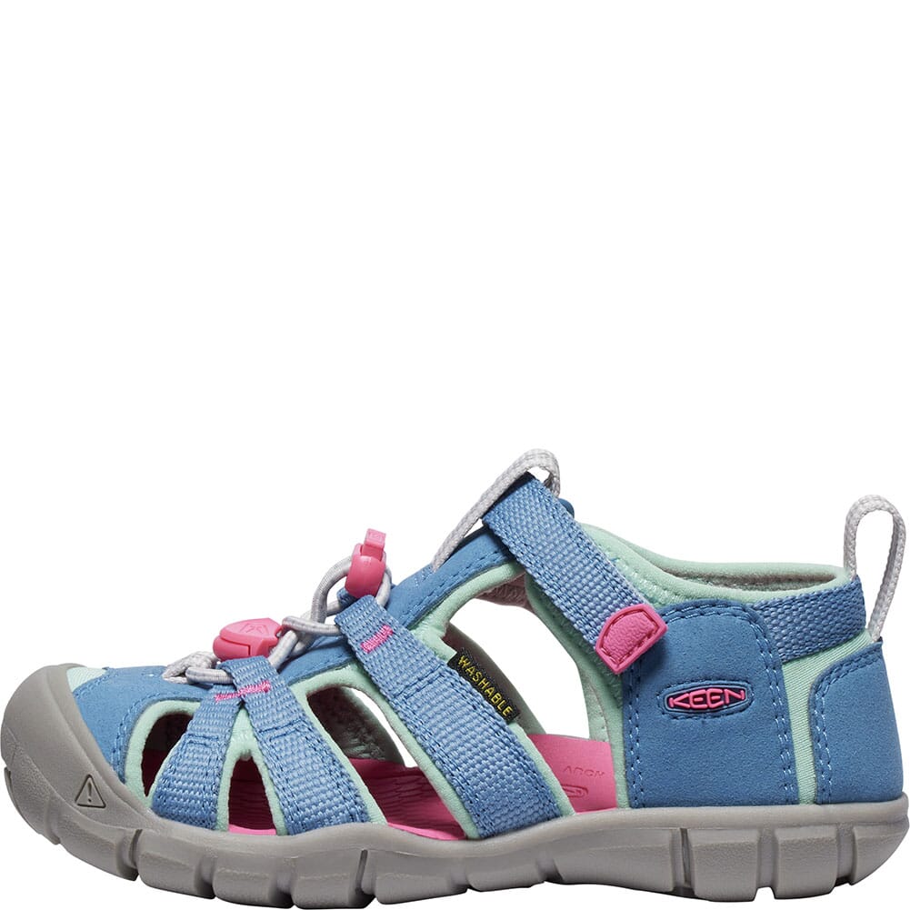 1028841 KEEN Kid's Seacamp II CNX Casual Shoes - Coronet Blue/Hot Pink