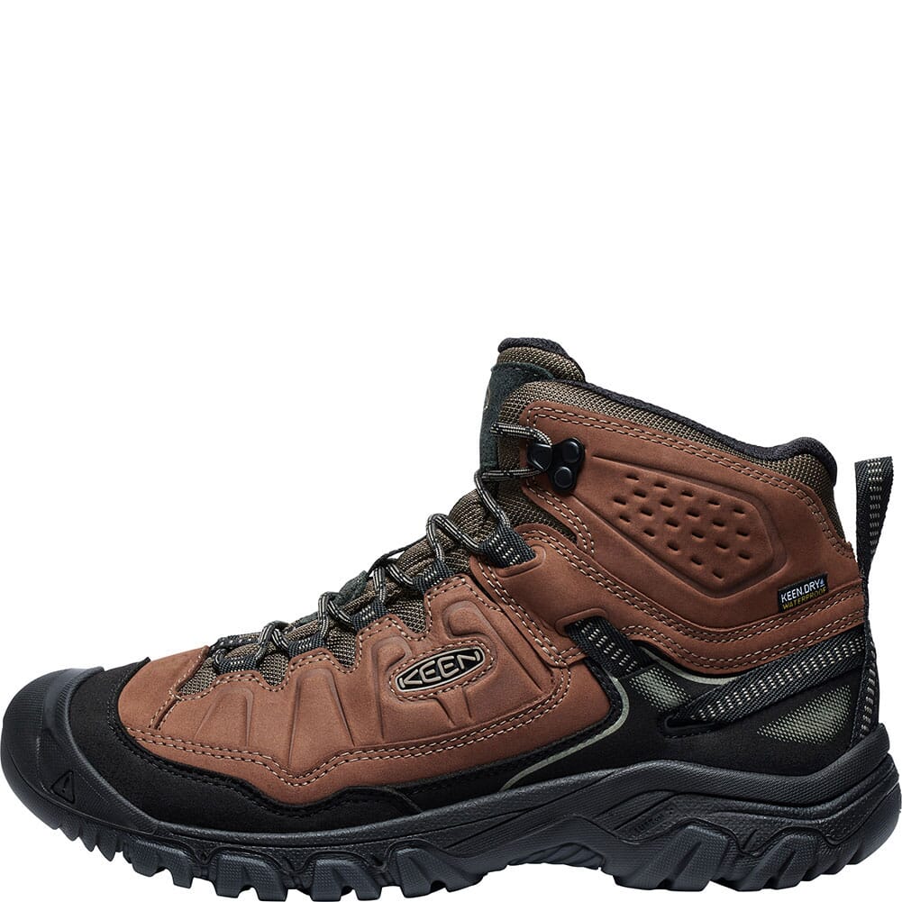 1028988 KEEN Men's Men's Targhee IV WP Hiking Boots - Bison/Black