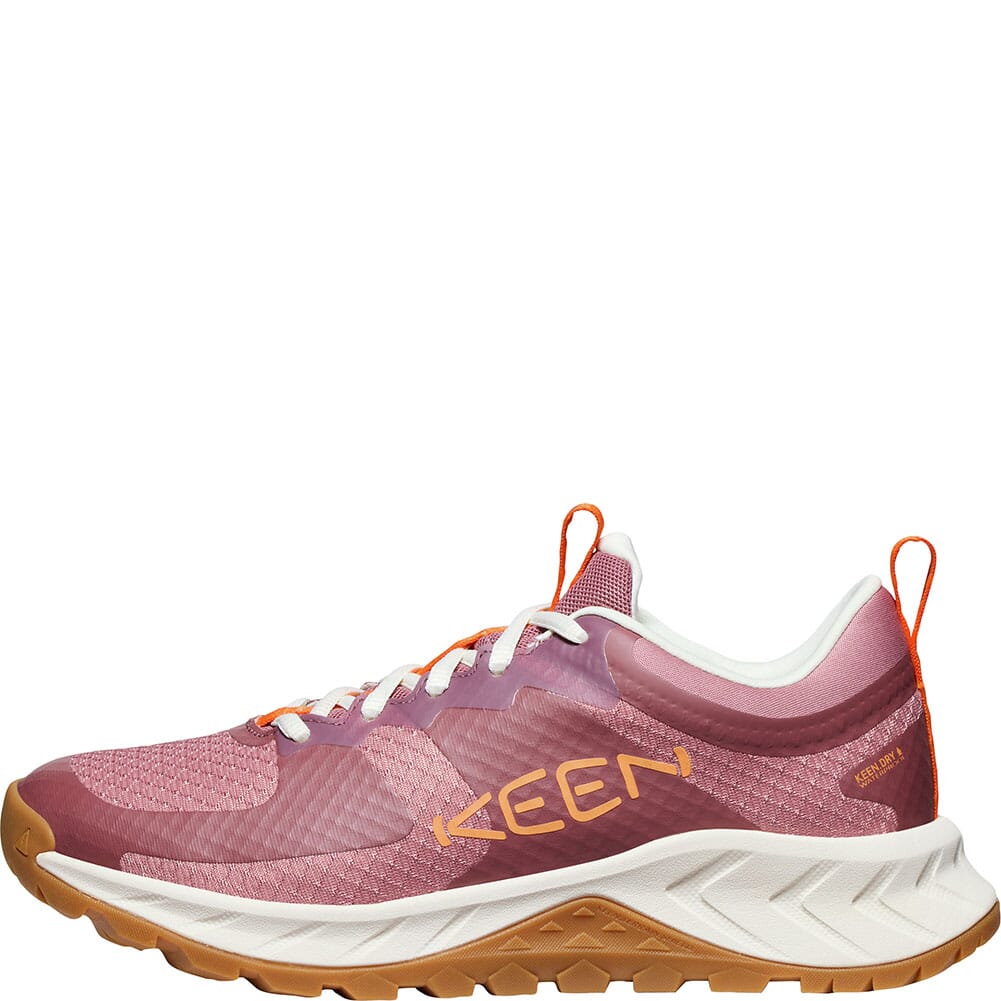 1029047 KEEN Women's Versacore WP Hiking Shoes - Rose Brown/Tangerine