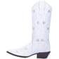 Laredo Women's Lucky Star Western Boots White Left Side