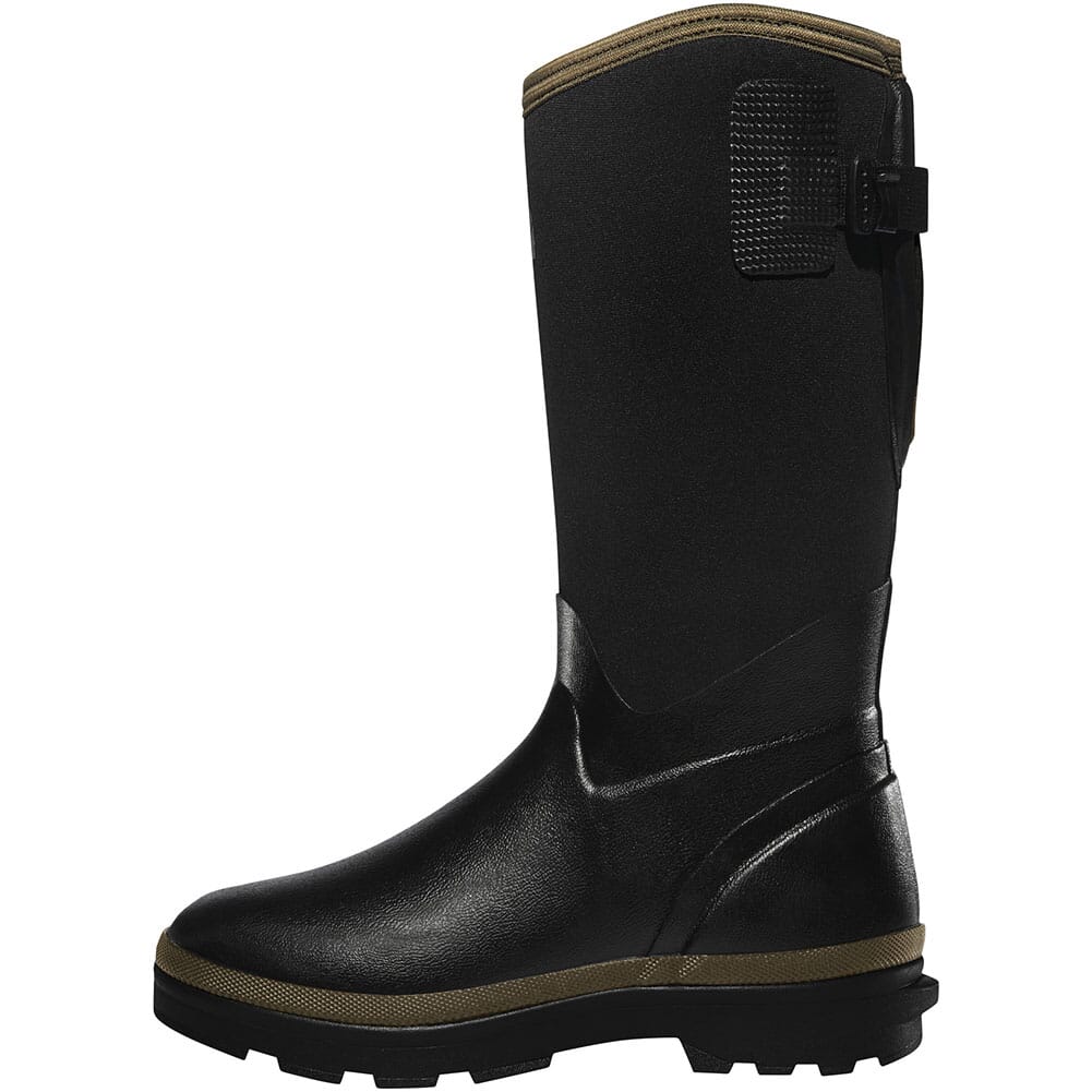 602247 Lacrosse Women's Alpha Range Rubber Boots - Black/Tan