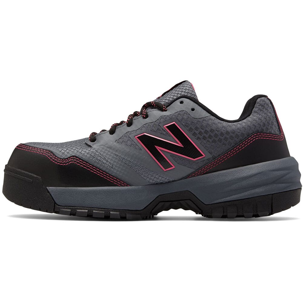 New Balance Women's EH Safety Shoes - Grey/Pink | elliottsboots