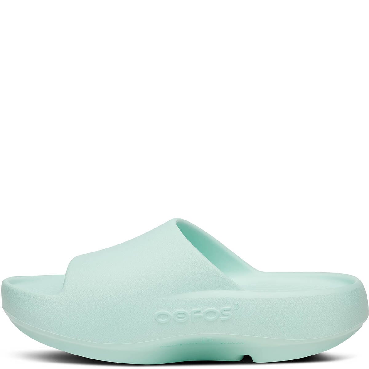 OOFOS Unisex OOahh PLUS Sandals - Mint | elliottsboots