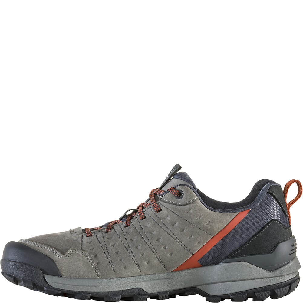 76101-STEEL Oboz Men's Sypes Low Leather WP Hiking Shoes - Steel