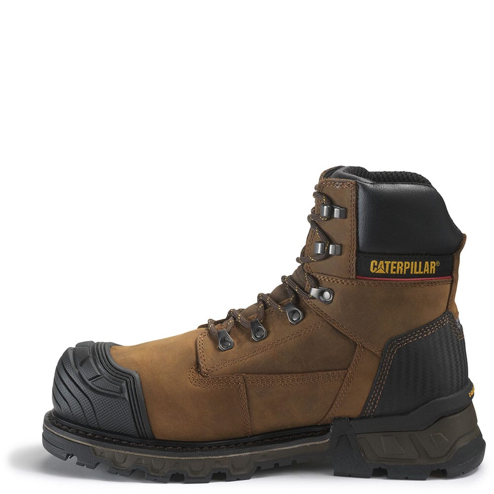 Caterpillar Men's Excavator XL Safety Boots - Brown | elliottsboots