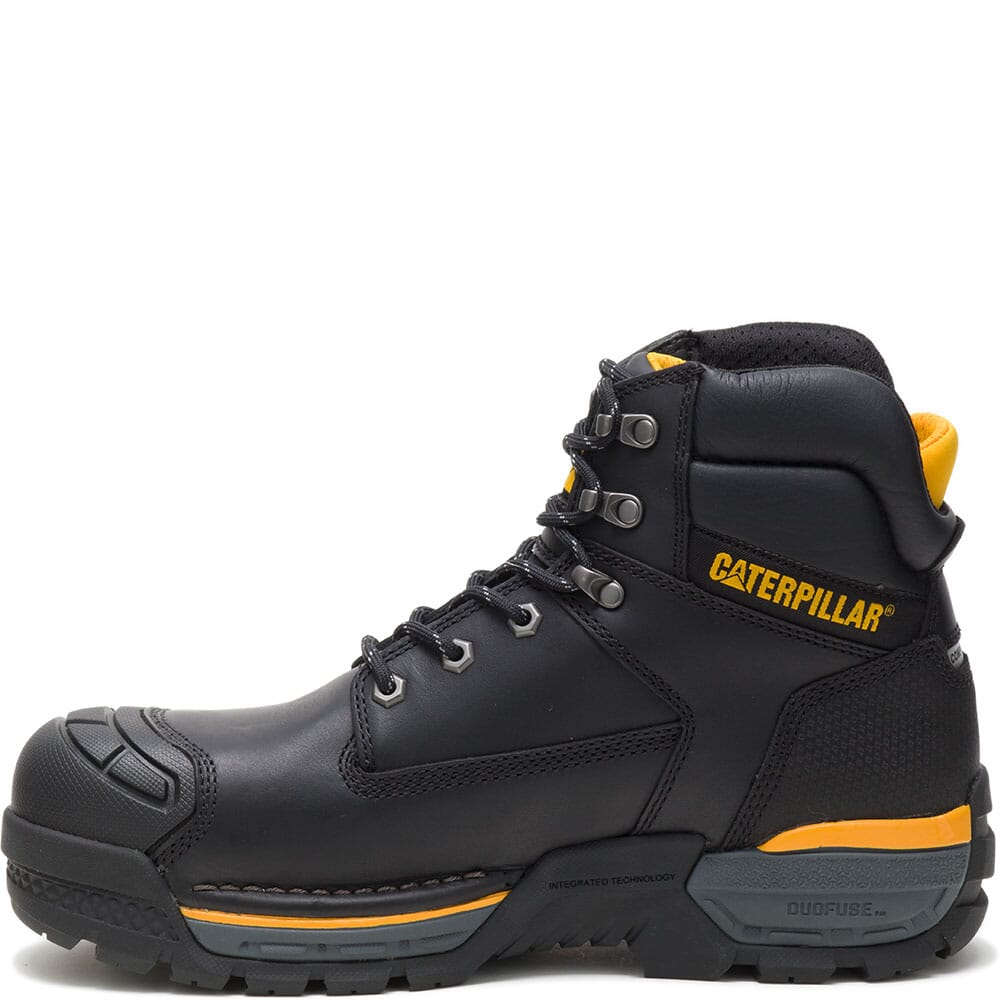 91084 Caterpillar Men's Excavator LT WP Comp Toe Safety Boots - Black