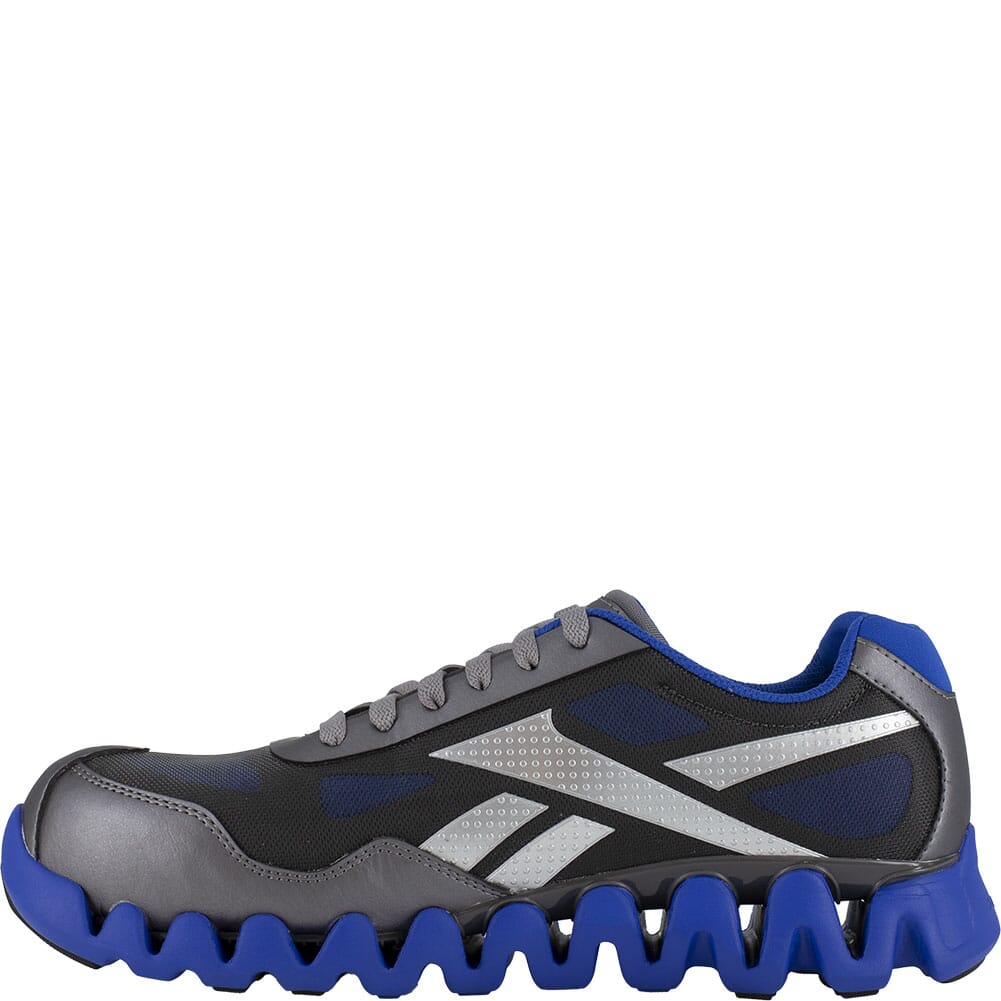 Reebok Men's Zig Pulse Safety Shoes - Grey/Blue