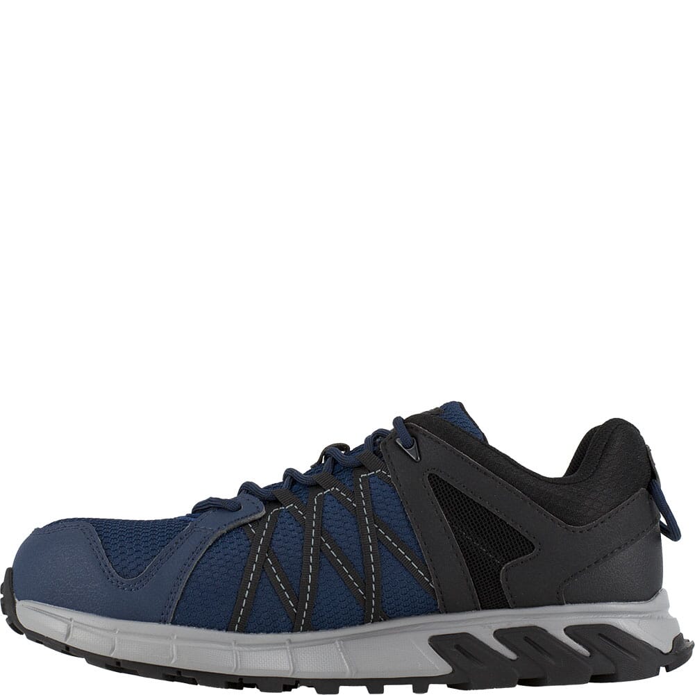 RB3403 Reebok Men's Trailgrip EH Safety Shoes - Navy/Black/Grey