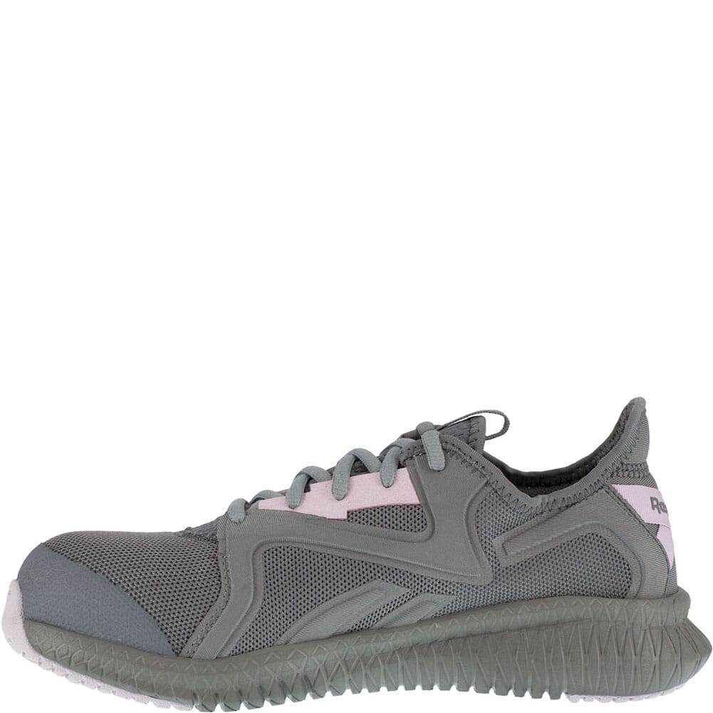 RB461 Reebok Women's Flexagon 3.0 Safety Shoes - Grey/Pink