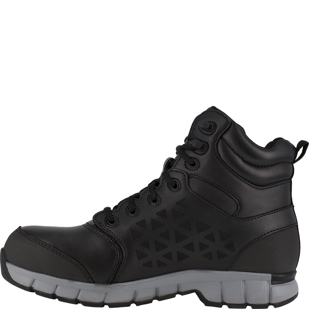 RB467 Reebok Women's Sublite Cushion Wedge Safety Boots - Black