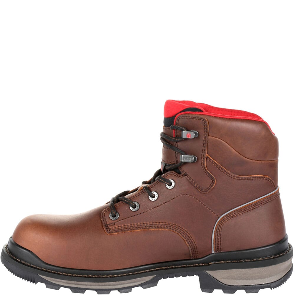 Rocky Men's Rams Horn WP Safety Boots - Dark Brown