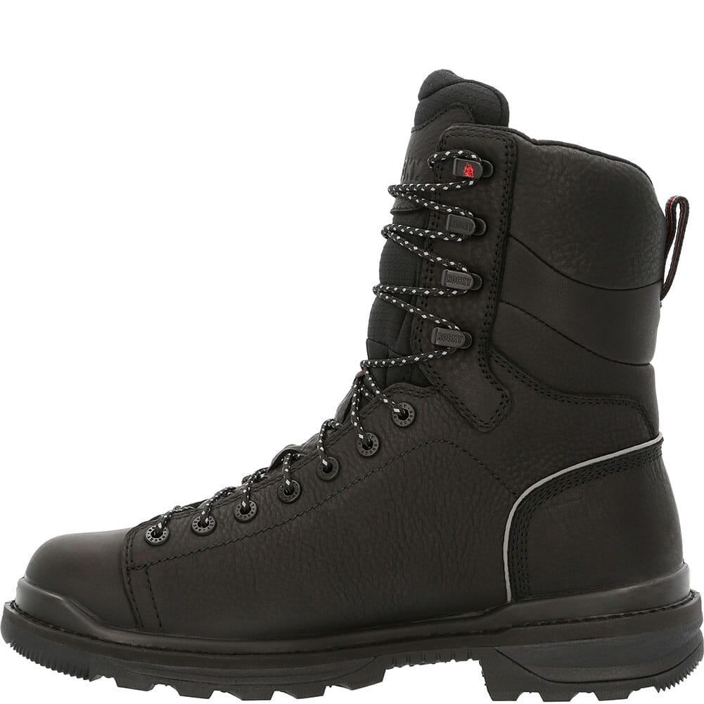 RKK0353 Rocky Men's Rams Horn Lace To Work Boots - Black