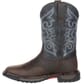 Rocky Original Women's Ride FLX WP Western Boots Chocolate/Midnight Bl Left Side