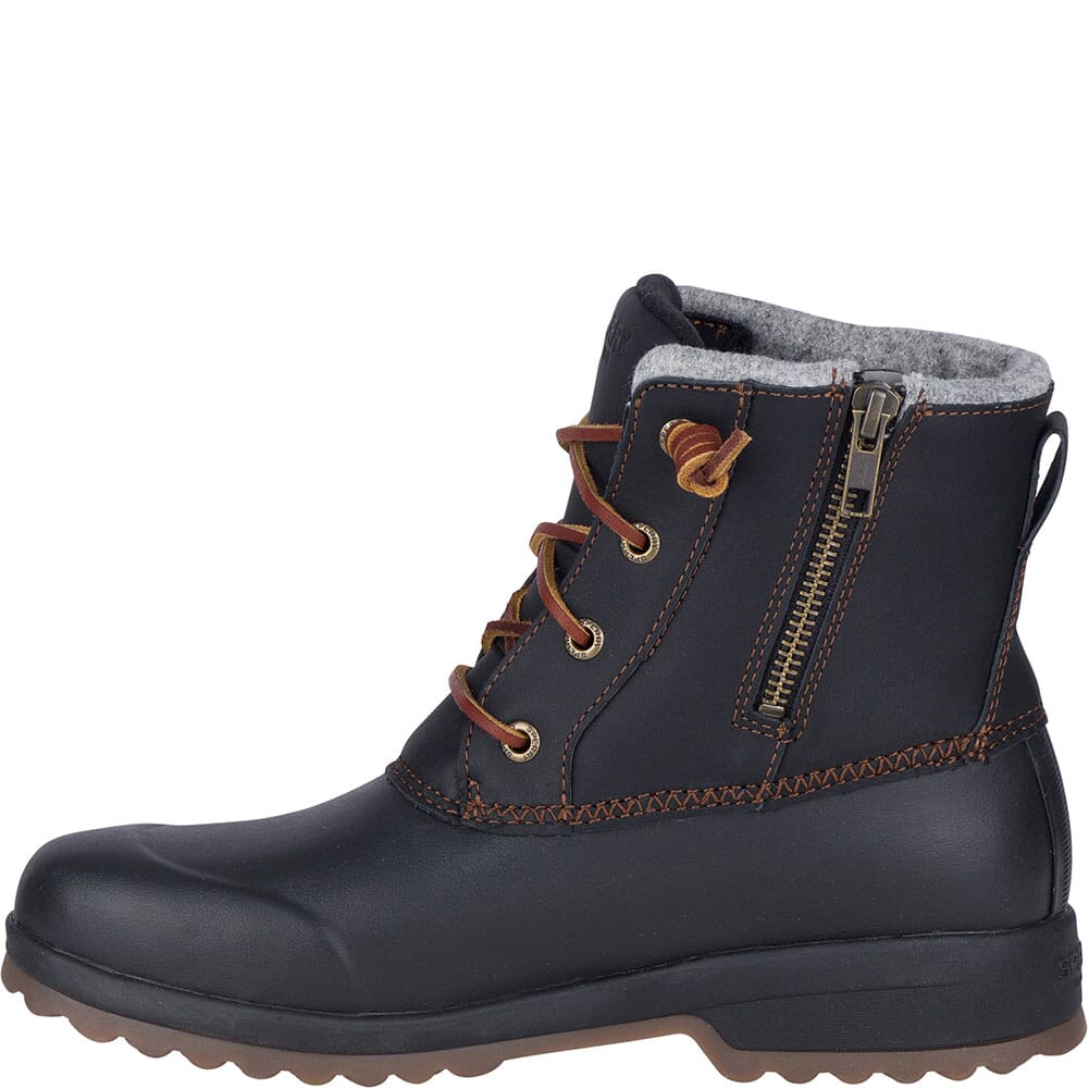 Sperry Women's Maritime Repel Snow Boots - Black | bootbay