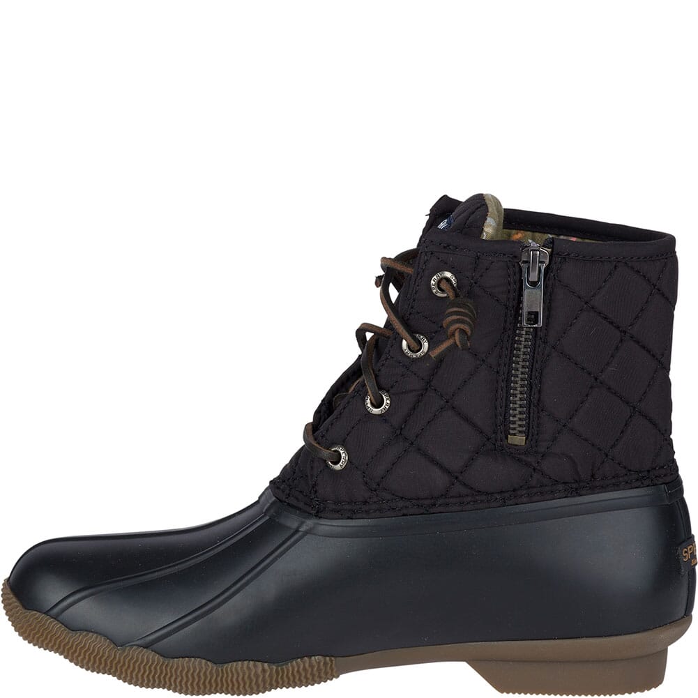 Sperry Women's Saltwater Quilted Duck Boots - Black