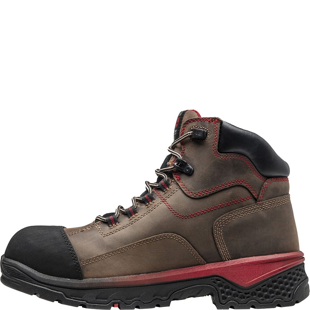 A1WSB214 Timberland Pro Men's Bosshog WP Safety Boots - Red Brown