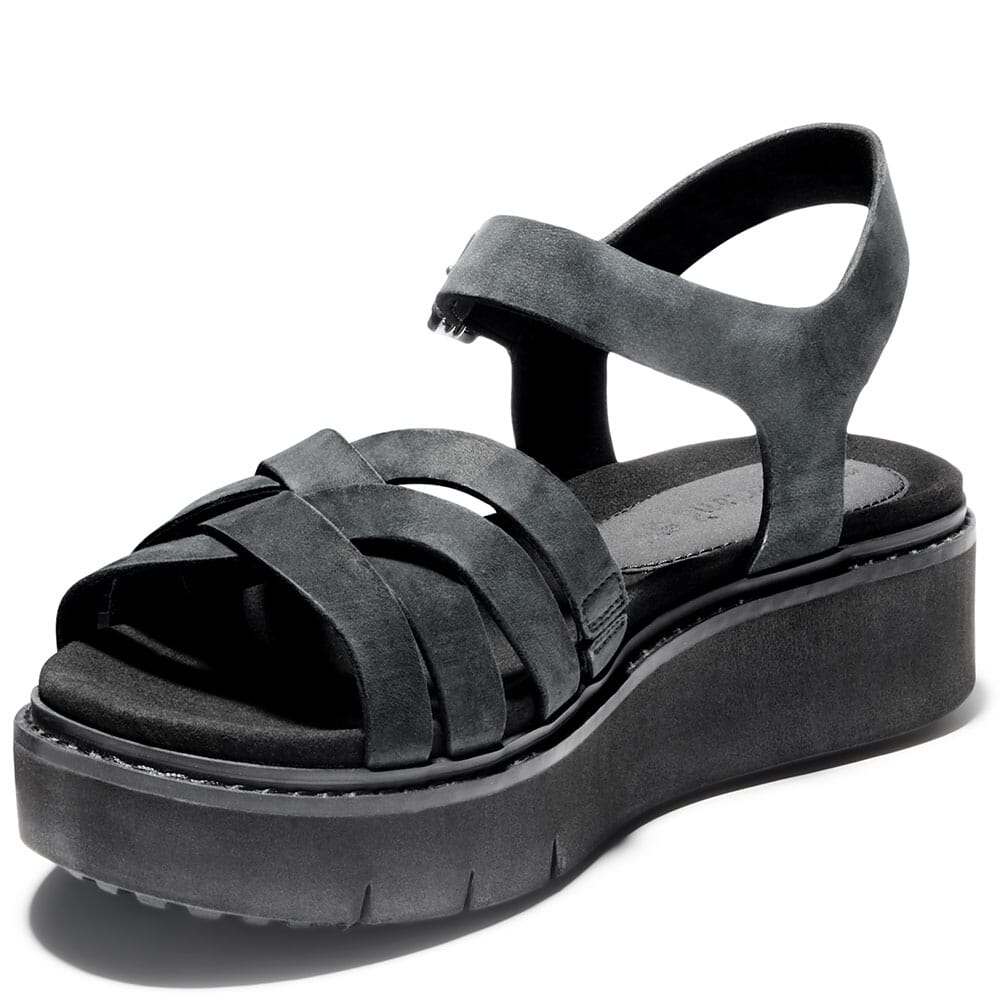 A26HF015 Timberland Women's Safari Dawn Multi-Strap Sandals - Black