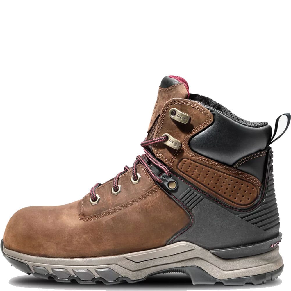 A4115214 Timberland PRO Women's Hypercharge EH Safety Boots - Brown/Purple