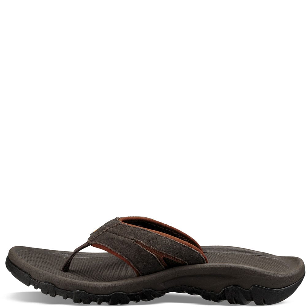 1019196-BLKO Teva Men's Katavi 2 Thong Sandals - Black Olive