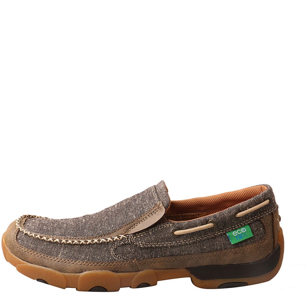 MDMS012 Twisted X Men's Slip-On Driving Moc Casual Shoes - Dust