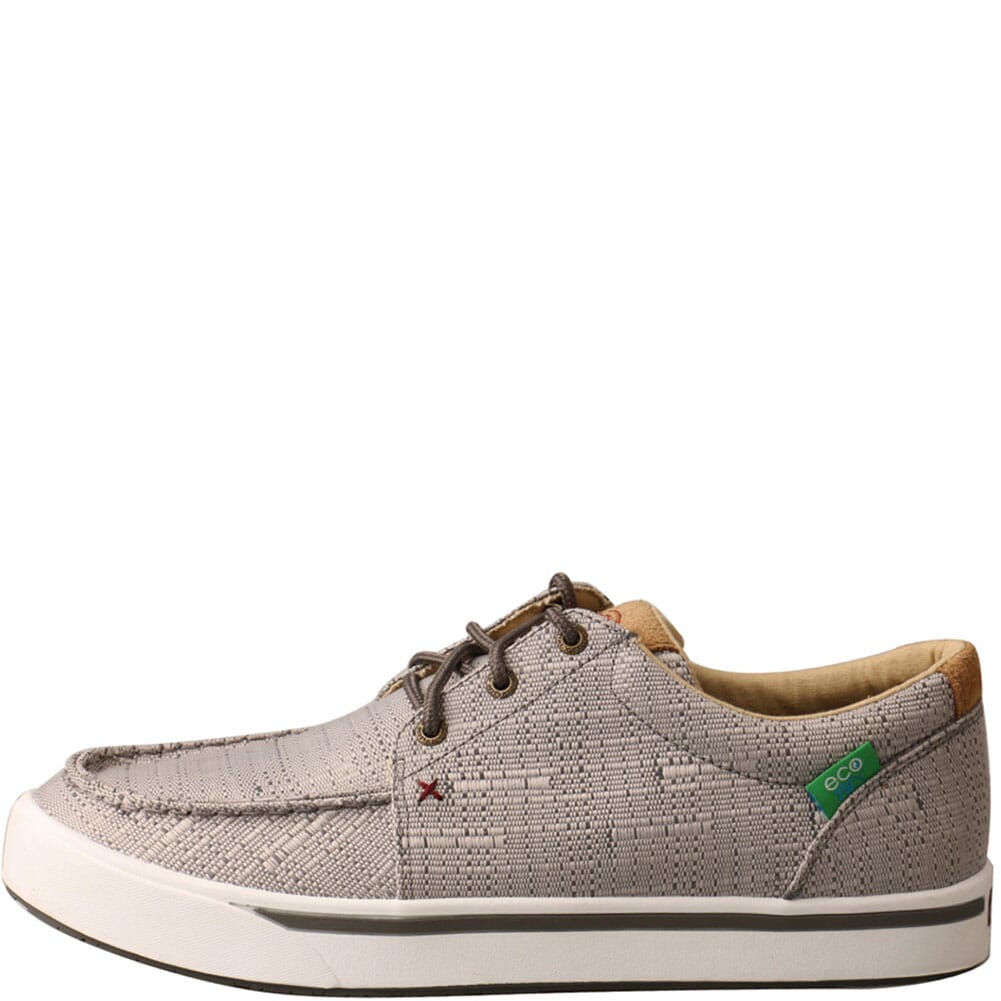 MHYC018 Twisted X Men's Hooey Loper Casual Shoes - Light Grey