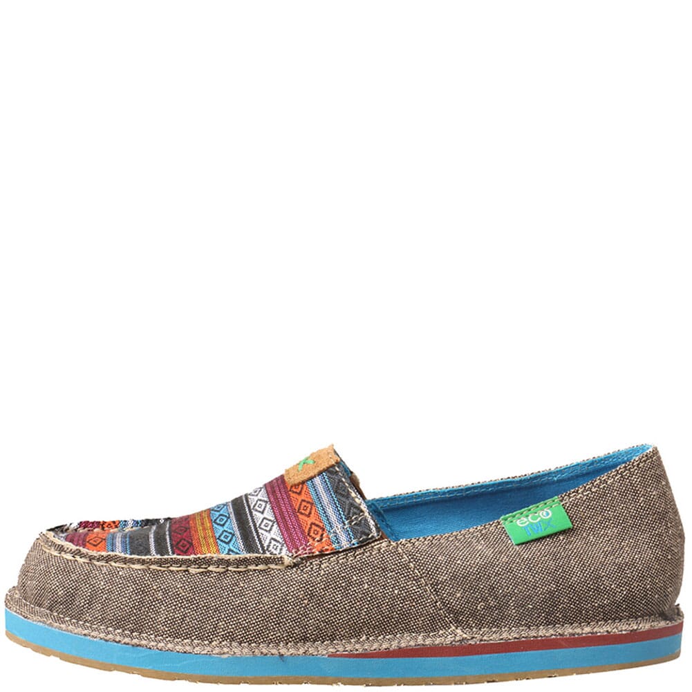 WCL0005 Twisted X Women's ecoTWX Slip-On Loafers - Dust/Multi
