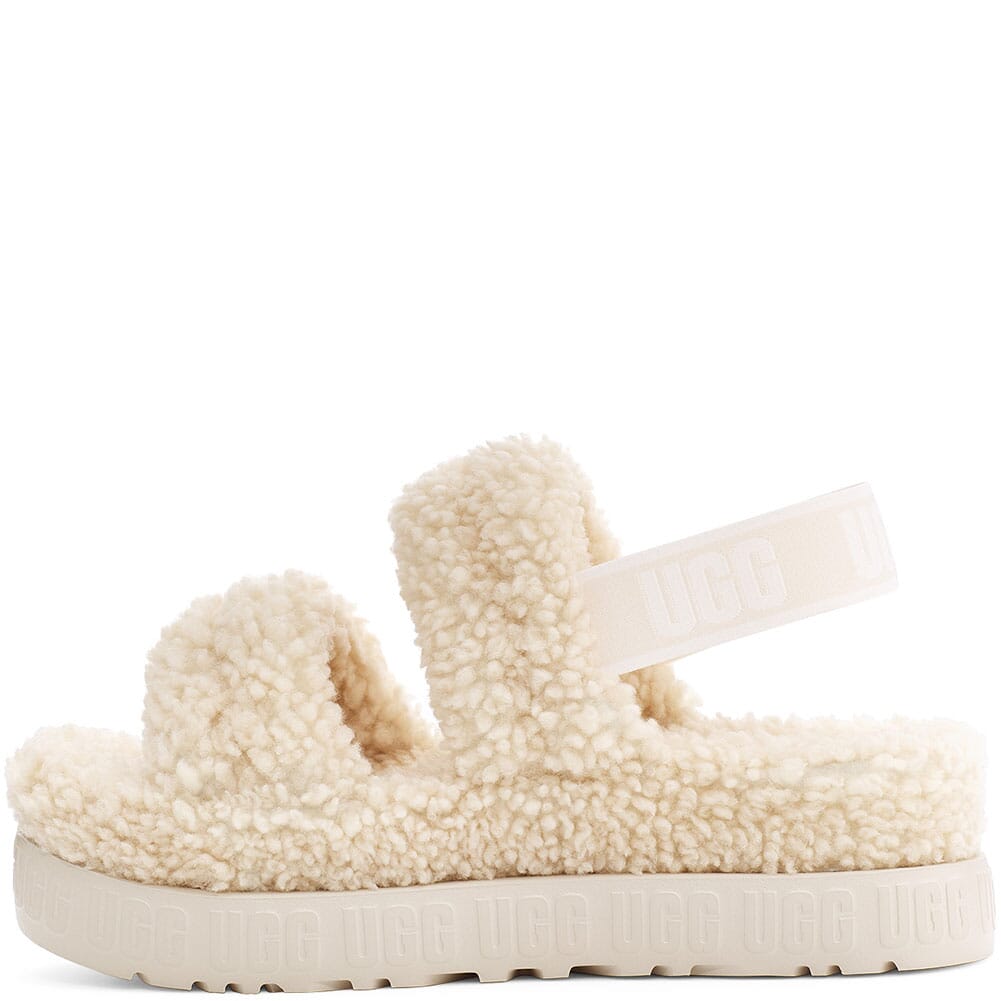 1120876-NAT UGG Women's Oh Fluffita Casual Slippers - Natural