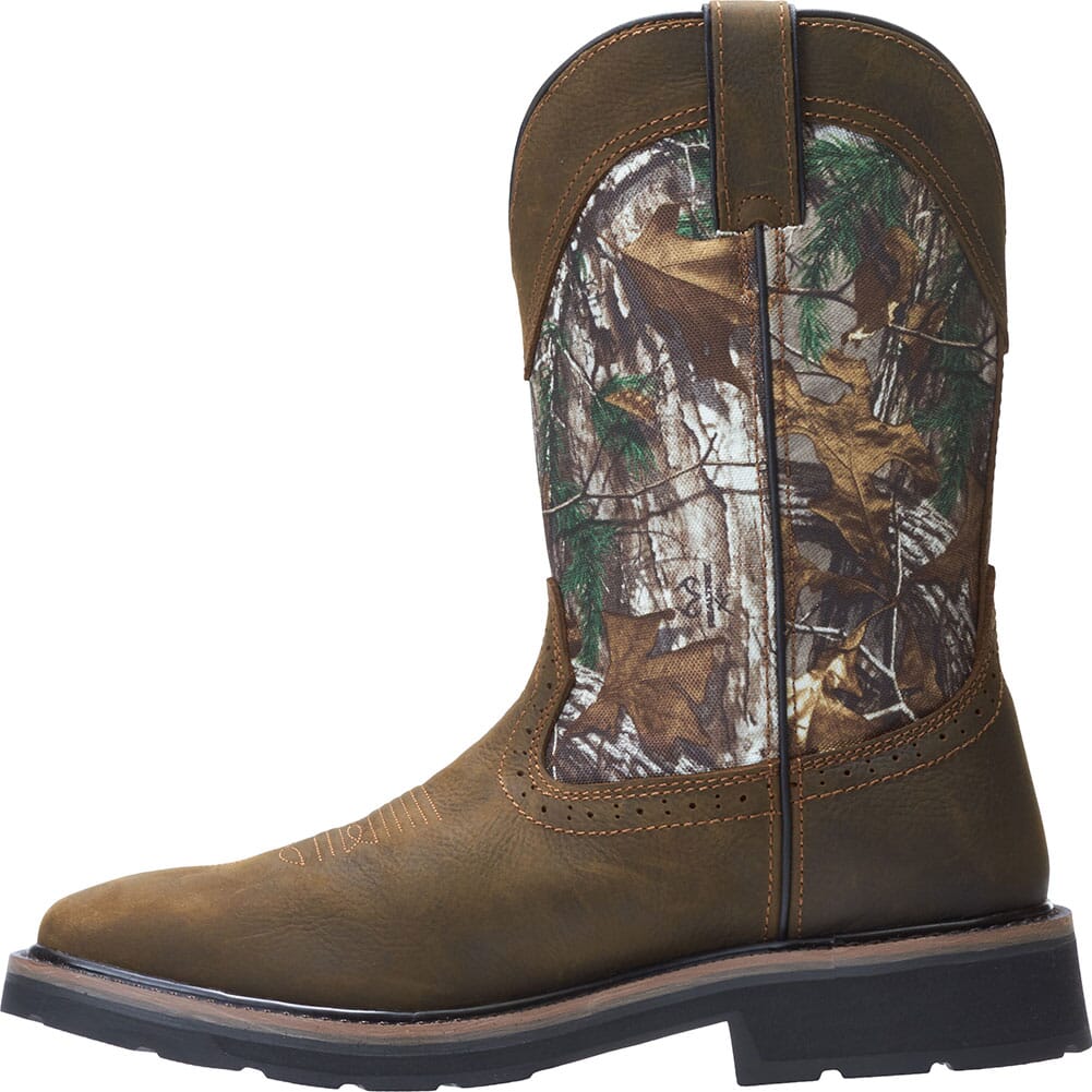 Wolverine Men's Rancher Camo Safety Boots - Brown/Realtree