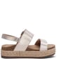 CP105 Aetrex Women's Vania Arch Support Platform Sandals - Champagne