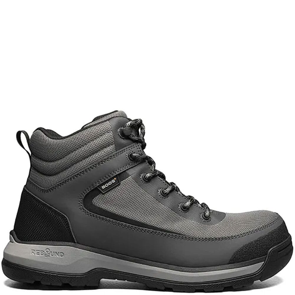72673CT-062 Bogs Men's Shale Mid Safety Shoes - Grey