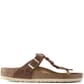 Birkenstock Women's Gizeh Braid Sandals Cognac Right Side
