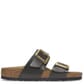 1029457 Birkenstock Women's Sydney Luxe Buckle Sandals - Graceful Licorice