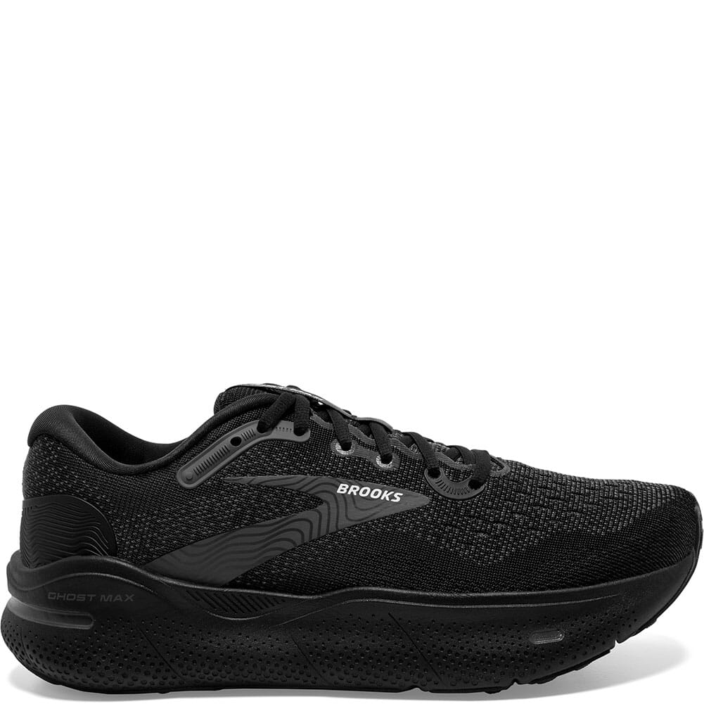 110406-020 Brooks Men's Ghost Max Athletic Running Shoes - Black