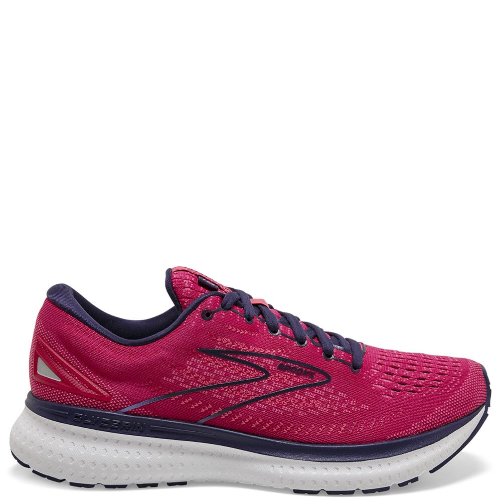 120343-623 Brooks Women's Glycerin 19 GTS Athletic Shoes - Barberry/Purple