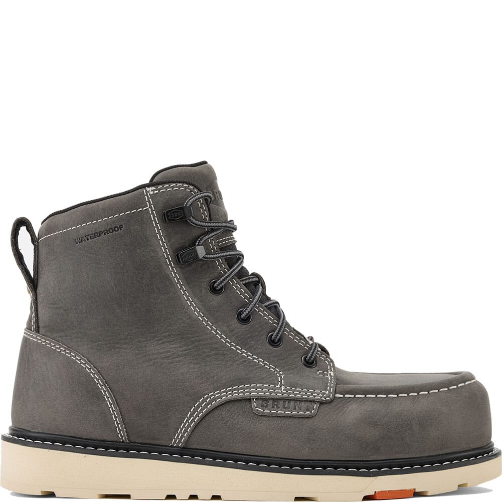 Brunt Men's Marin WP EH Work Boots - Grey | elliottsboots