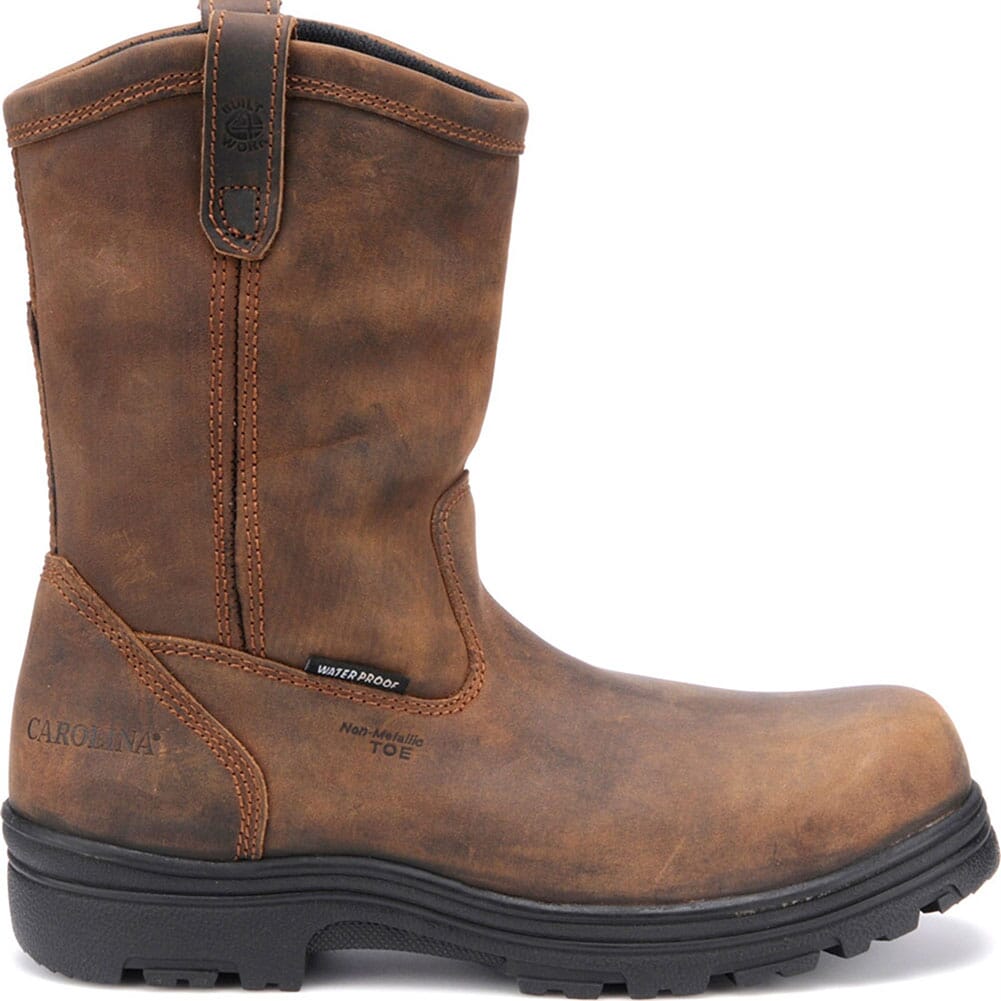 Carolina Men's WP Comp Toe Safety Boots - Dark Brown