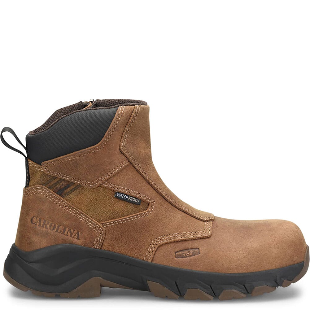CA5550 Carolina Men's Subframe Zip Safety Boots - Dark Coffee