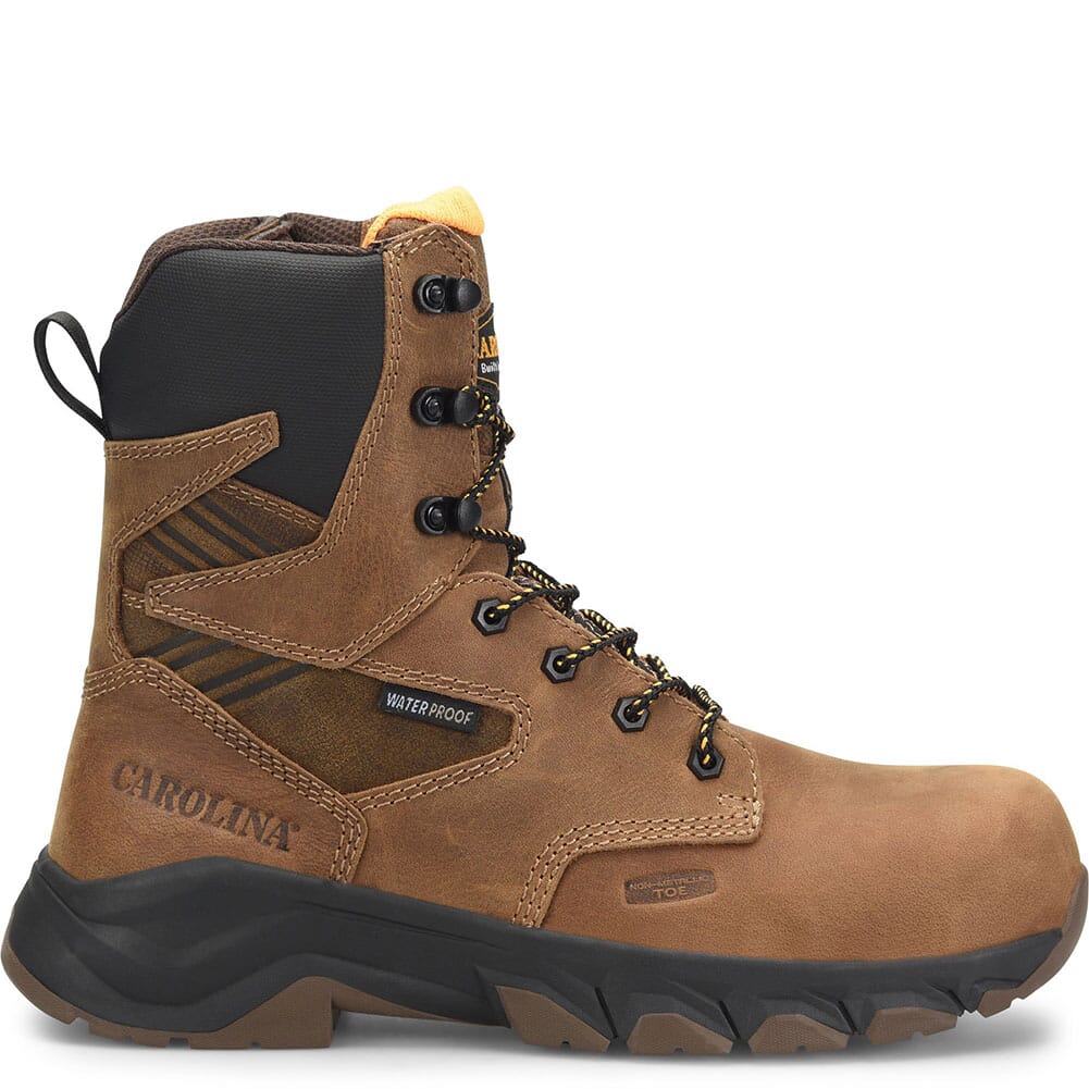 CA5552 Carolina Men's Subframe Side Zip Safety Boots - Dark Coffee